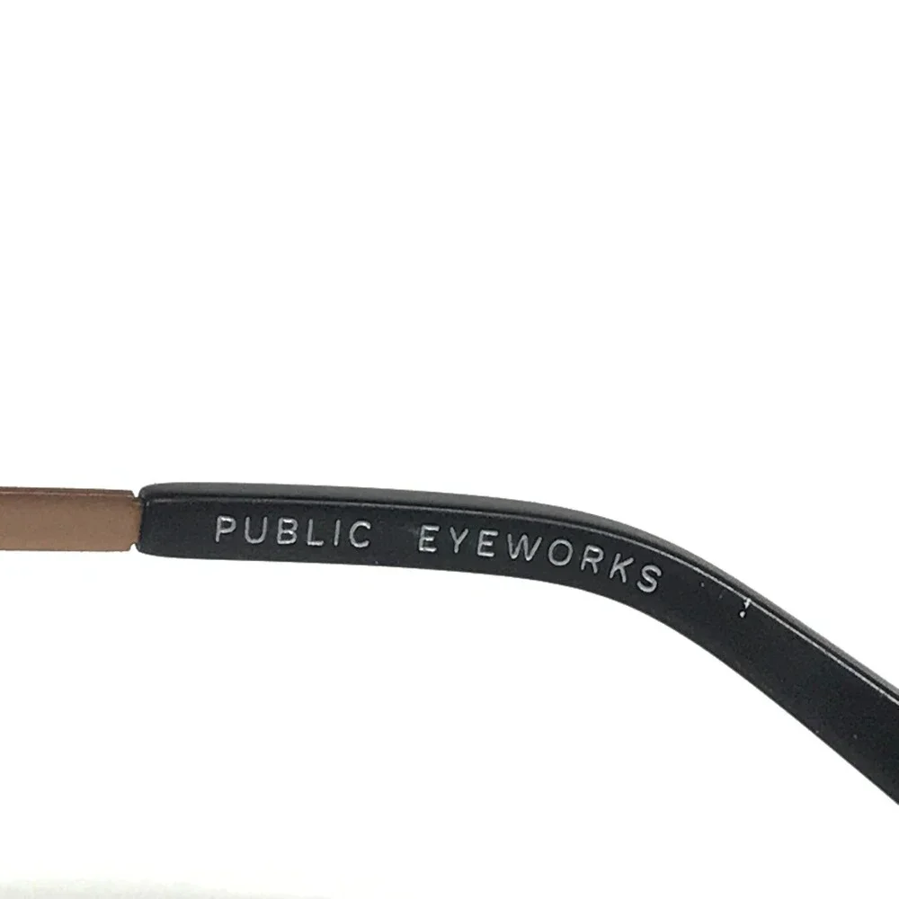 Public Eyeworks Eyeglasses Frames CAMBRIDGE-C02 Red Square Cat Eye 52-16-138